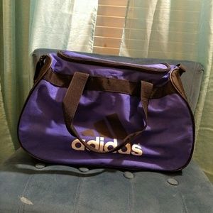 Adidas dark blue duffle bag